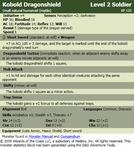 Kobold Stat Block 10 Images - Pin By Owellow S Fantasy Soup On D D D D Dung...