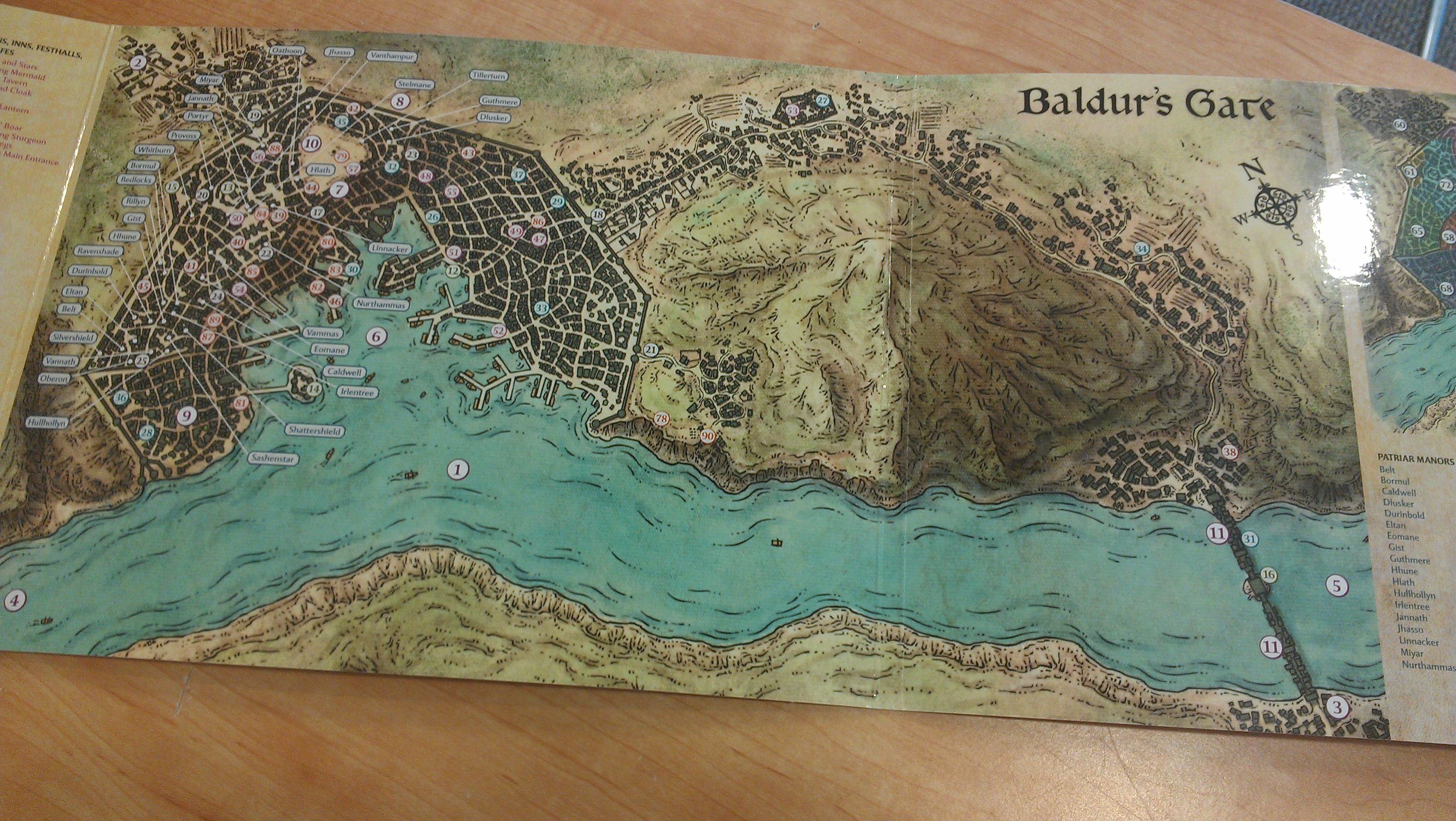 Baldur's Gate semi-3D map